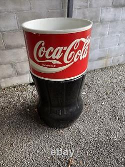Coca Cola Large 66 Bottle Shaped Store Advertising Display Cooler