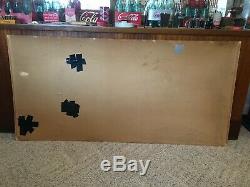 Coca Cola Large Cardboard Sign 1941 So Refreshing 27 X 56