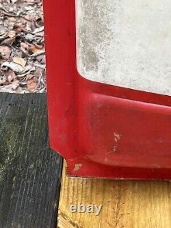 Coca Cola Large Embossed Plastic Sign 7ft X 33 1/2 Original Enjoy Coca Cola