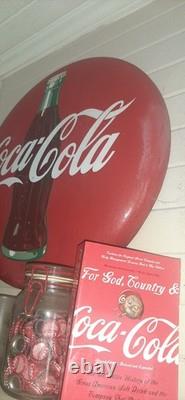 Coca-Cola Lifetime Collection 24 Porcelain Button Cap Sign More L@@K Pick UP