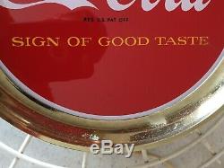 Coca Cola Light Up Sign 1965 Sign Of Good Taste Excellent Condition