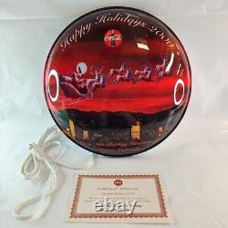 Coca-Cola Limited Numbered 2000 Lighted Happy Holidays 16 Wall Sign Denver Colo