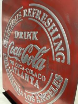 Coca Cola Luxury Vintage Sign 20x24 Handmade Aluminum Relief Garage Decor