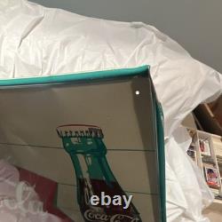 Coca-Cola Metal Advertising Sign Ice Cold Sign of Good Taste Bottle MCA 1201