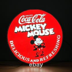Coca-Cola × Mickey Mouse Lightbox Disney Illuminated LED Sign 50 cm (19.7)