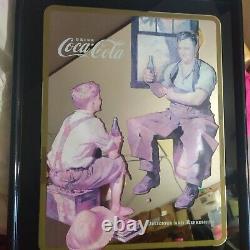 Coca-Cola Mirror Village Blacksmith RARE