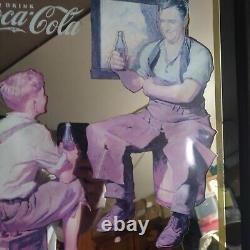 Coca-Cola Mirror Village Blacksmith RARE