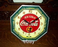 Coca Cola Neon Clock Professionally Restored! Vintage Sign