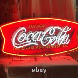 Coca-Cola Neon Light Vintage Retro Sign Collectible rare Used