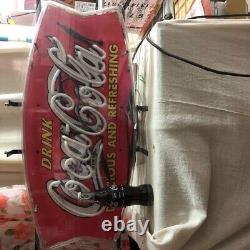 Coca-Cola Neon Light Vintage Retro Sign Collectible rare Used