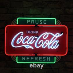 Coca Cola Pause Drink Refresh Coke 20 Neon Sign Light Lamp HD Vivid Printing Coca Cola Pause Drink Refresh Coke 20 Neon Sign Light Lamp HD Vivid Printing