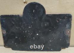 Coca Cola Porcelain Enamel Sign 13 x 9.5 Inches 1 Sided