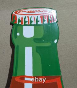 Coca Cola Porcelain Enamel Sign 36 x 10 Inches 1 Sided