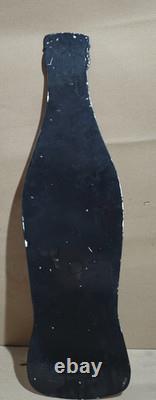 Coca Cola Porcelain Enamel Sign 36 x 10 Inches 1 Sided