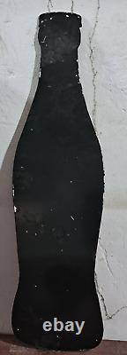 Coca Cola Porcelain Enamel Sign 36 x 10 Inches 1 Sides
