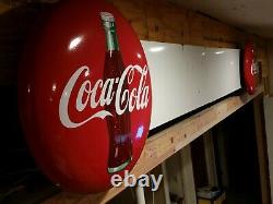 Coca Cola Privilege Sign 24 Coke button country store soda fountain 1940s 1950s