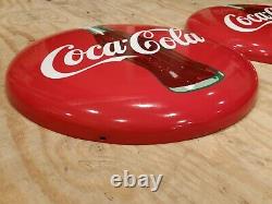 Coca Cola Privilege Sign 24 Coke button country store soda fountain 1940s 1950s