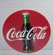 Coca Cola Rare Porcelain Enamel Heavy Metal 30 inches Diameter