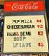 Coca Cola Resturant Menu Board Complete With Letters And Numbers