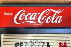 Coca Cola Resturant Menu Board Complete With Letters And Numbers