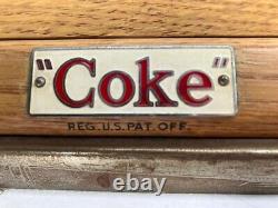 Coca Cola Rog Glass Coke Reverse Glass Cash Register Sign