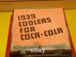 Coca Cola Salesman Sample Cooler Books
