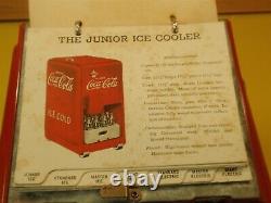 Coca Cola Salesman Sample Cooler Books