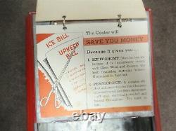 Coca Cola Salesman Sample Cooler Books