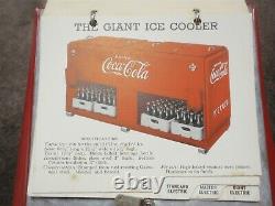 Coca Cola Salesman Sample Cooler Books