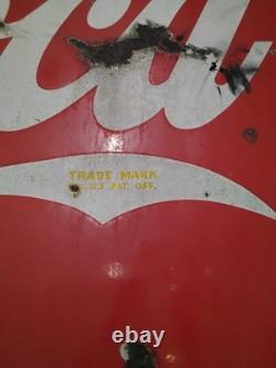 Coca Cola Sign 1930s Two Sided 38x60