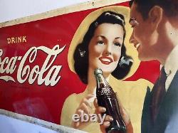 Coca Cola Sign 1942 70 X 33