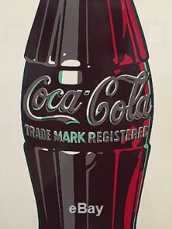 Coca Cola Sign 1949 Pilaster NOS