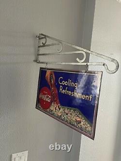 Coca Cola Sign Holder Bracket Unused Dated 1935