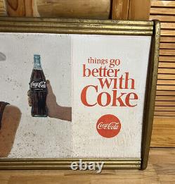 Coca Cola Sign Kay Frame Military Navy Girl Cardboard Poster Litho Women Display