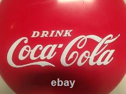 Coca-Cola Sign Old Soda 24 COKE Button cool vintage man cave art