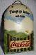 Coca Cola Sign Soda Plaque 1998 Slate Butterfly Things Go Better Coke Vintage