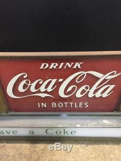 Coca Cola Sign Vintage Original Electric