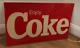 Coca-Cola Sign Vintage Soda Original Deli Grocery Store Advertising 1980s Coke