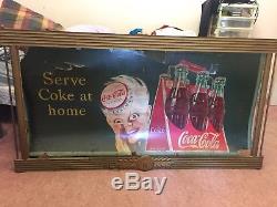 Coca Cola Sign With Frame, Kay Display Inc Grand Rapids MI Serve Coke at home
