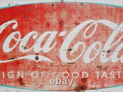 Coca Cola Sign of Good Taste Fishtail Sign