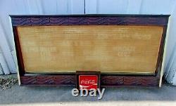 Coca Cola Soda Pop Rare Large Menu Board Vintage Coke Sign Restaurant Bar Diner