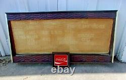 Coca Cola Soda Pop Rare Large Menu Board Vintage Coke Sign Restaurant Bar Diner