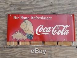 Coca Cola Sprite Boy Bag Rack Sign. 38.5inx17.5in