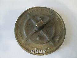 Coca-Cola Street Safety Marker Rare Drink Coca-Cola 1903 Solid Brass Pontiac MI