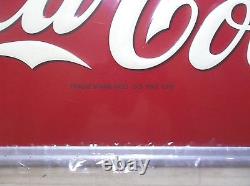 Coca Cola Sunrise Sign Advertising Limited Ed Embossed Tin Coke Wall Decor Sign