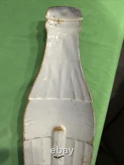 Coca Cola Thermostat Sign Antique Trademark Registered Paint Is Peeled Some