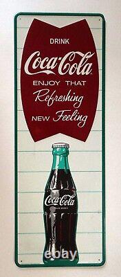 Coca-Cola Vertical Fishtail Limited Edition Metal Sign (38 by 18)