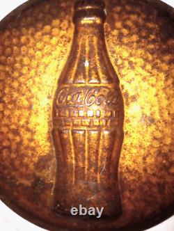 Coca Cola Vintage 1930's Embossed Tin Sign