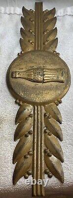 Coca Cola Vintage 1930's Embossed Tin Sign