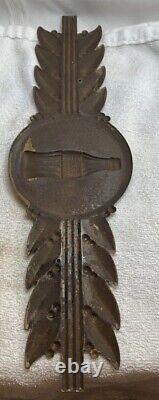 Coca Cola Vintage 1930's Embossed Tin Sign